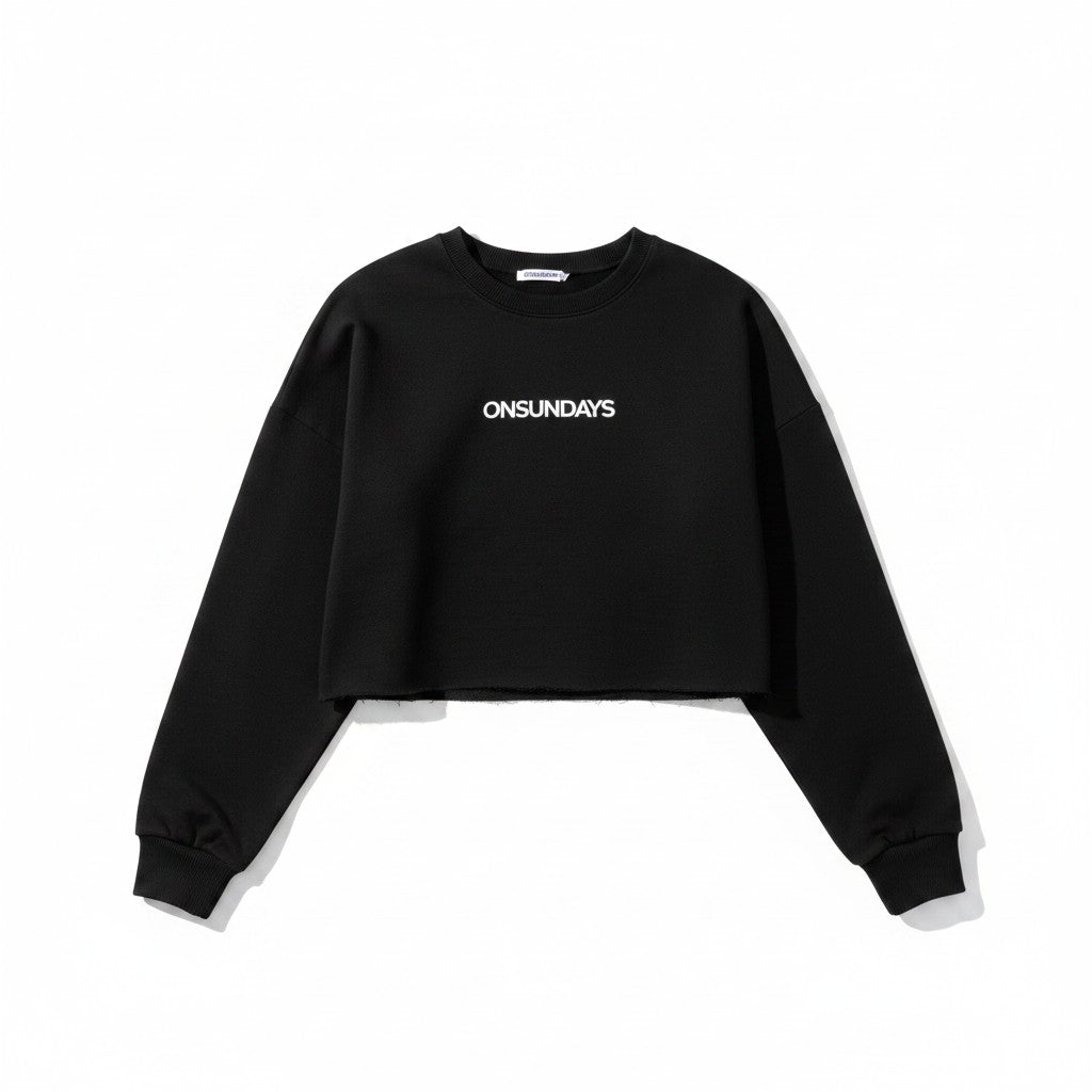 Court-Ready Crop Crewneck