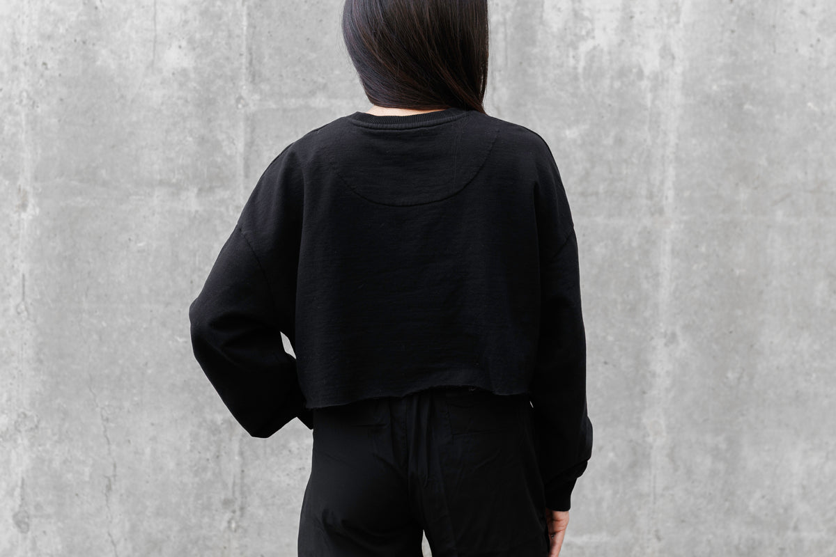 Court-Ready Crop Crewneck