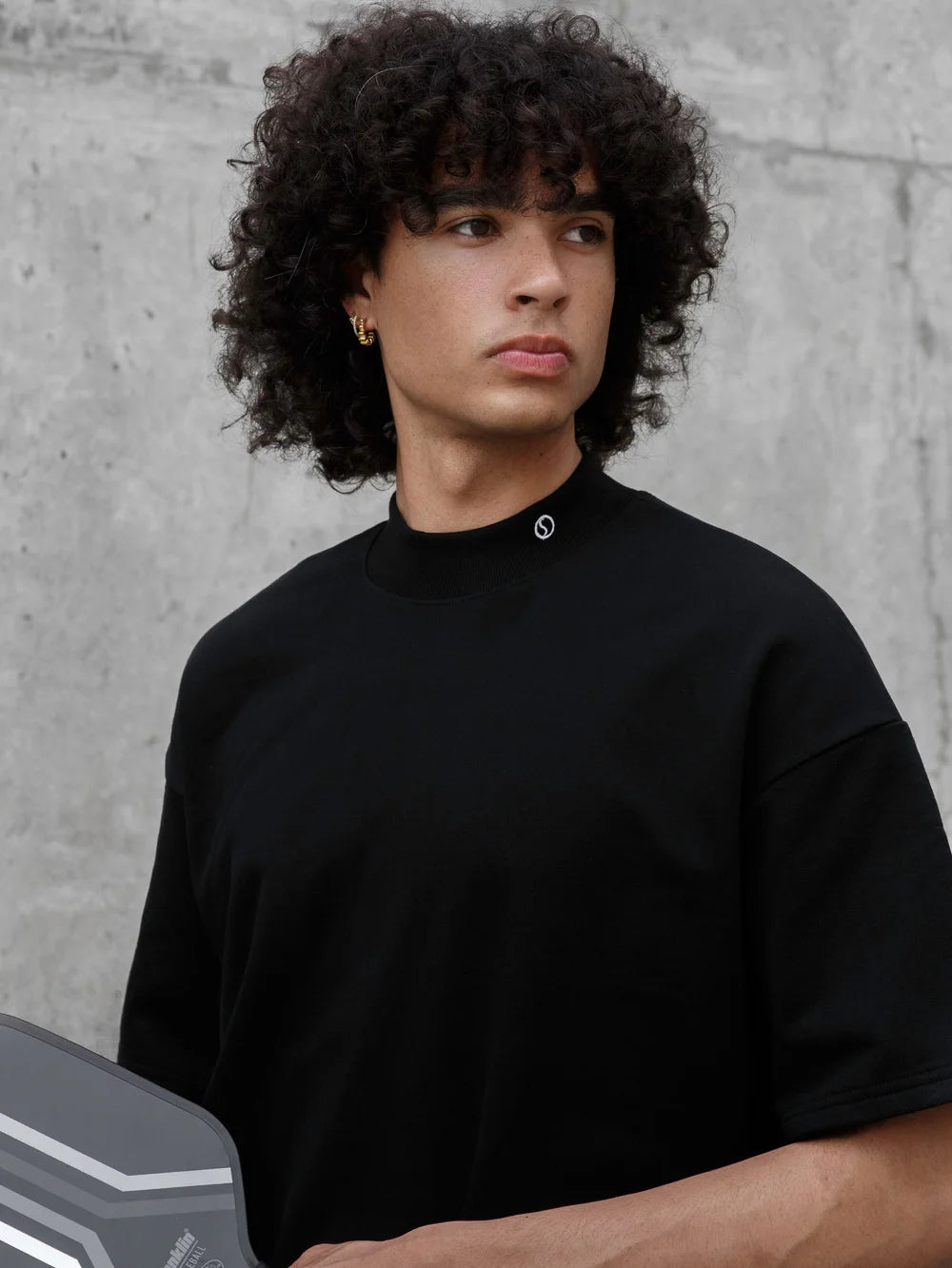 Warm-Up Mock Neck Sweatshirt